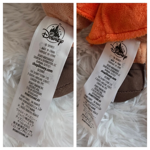 Disney Princess Cinderella 70 Years Gus & Jaq Plush Set of 2 NWT - Picture 15 of 15